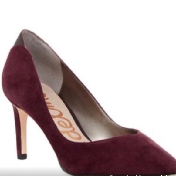 Sam Edelman Orella Suede Leather Pointed Toe Pump 7.5 - Picture 2 of 14